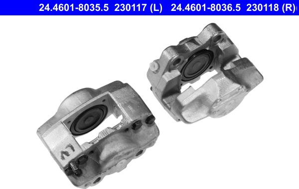 ATE 24.4601-8035.5 - Тормозной суппорт autospares.lv