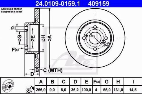 Alpha Brakes HTT-TY-016 - Тормозной диск autospares.lv