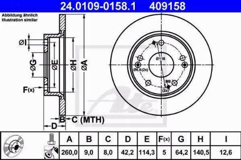 Alpha Brakes HTT-HD-033 - Тормозной диск autospares.lv