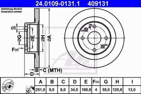 Alpha Brakes HTT-MZ-008 - Тормозной диск autospares.lv