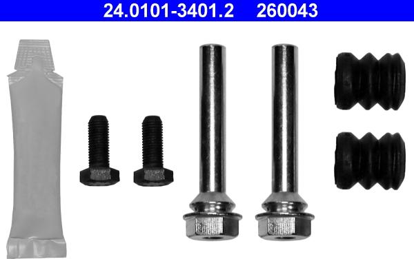 ATE 24.0101-3401.2 - Комплект принадлежностей, тормозной суппорт autospares.lv