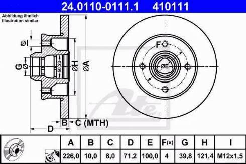 Alpha Brakes HTT-VW-002 - Тормозной диск autospares.lv