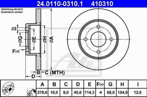 Alpha Brakes HTT-NS-037 - Тормозной диск autospares.lv