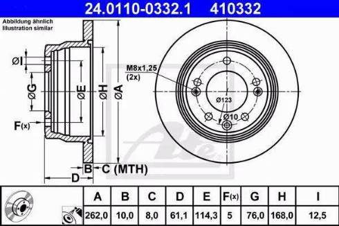 Alpha Brakes HTT-KA-311 - Тормозной диск autospares.lv