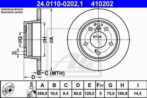 Alpha Brakes HTT-BM-001 - Тормозной диск autospares.lv