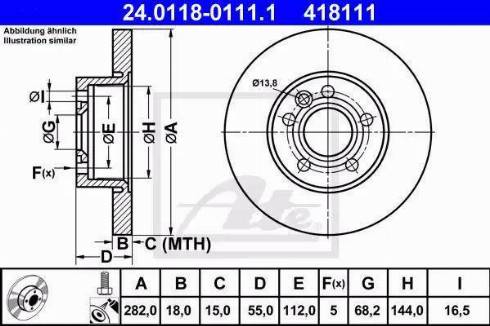 Alpha Brakes HTP-VW-004 - Тормозной диск autospares.lv