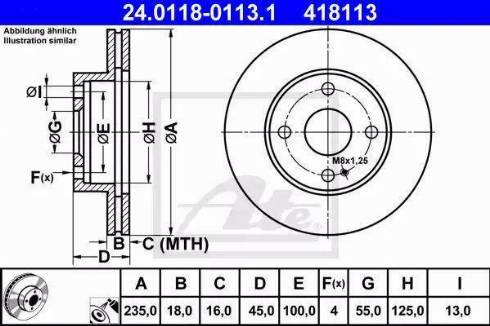 Alpha Brakes HTP-MZ-042 - Тормозной диск autospares.lv