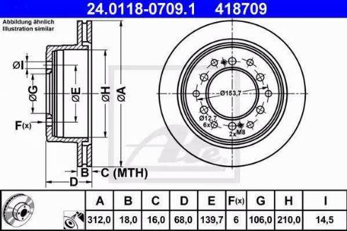 Alpha Brakes HTT-TY-029 - Тормозной диск autospares.lv