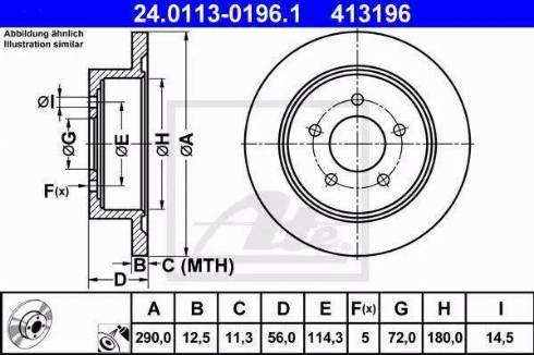 Alpha Brakes HTT-CH-003 - Тормозной диск autospares.lv