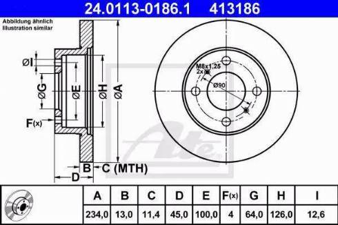 Alpha Brakes HTP-MS-038 - Тормозной диск autospares.lv