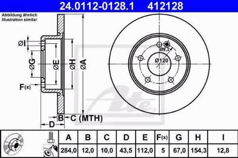 Alpha Brakes HTP-ME-005 - Тормозной диск autospares.lv