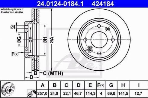 Alpha Brakes HTP-HY-513 - Тормозной диск autospares.lv