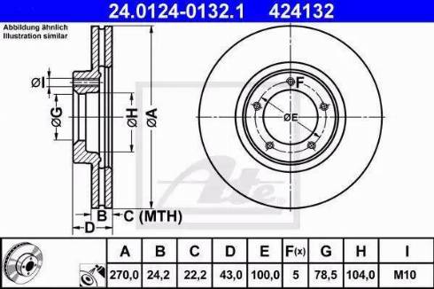 Alpha Brakes HTP-FR-027 - Тормозной диск autospares.lv