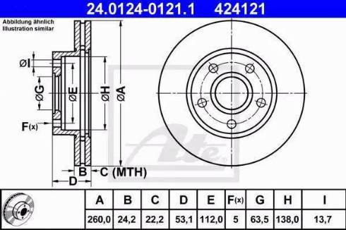 Alpha Brakes HTP-FR-021 - Тормозной диск autospares.lv