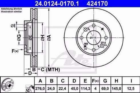 Alpha Brakes HTP-MS-026 - Тормозной диск autospares.lv