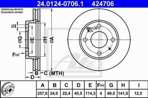 Alpha Brakes HTP-HY-506 - Тормозной диск autospares.lv