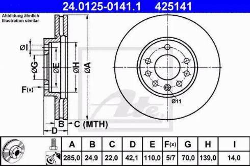 Alpha Brakes HTP-PL-032 - Тормозной диск autospares.lv