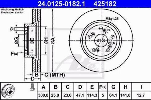 Alpha Brakes HTP-HD-046 - Тормозной диск autospares.lv