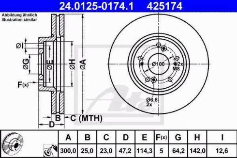 Alpha Brakes HTP-HD-047 - Тормозной диск autospares.lv