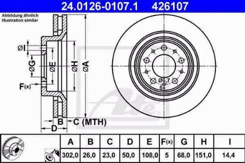 Alpha Brakes HTP-VV-018 - Тормозной диск autospares.lv