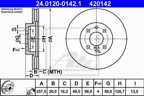 Alpha Brakes HTP-FT-003 - Тормозной диск autospares.lv