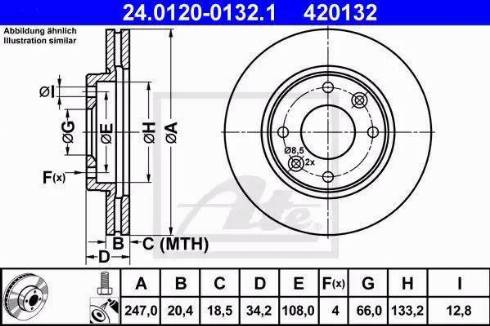 Alpha Brakes HTP-CT-004 - Тормозной диск autospares.lv