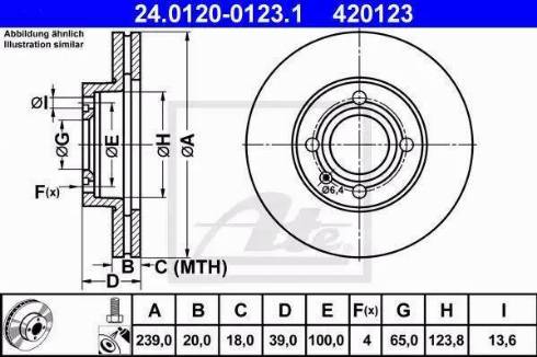 Alpha Brakes HTP-VW-012 - Тормозной диск autospares.lv