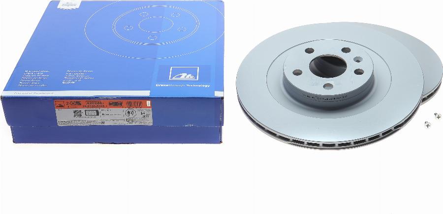 ATE 24.0120-0246.1 - Тормозной диск autospares.lv
