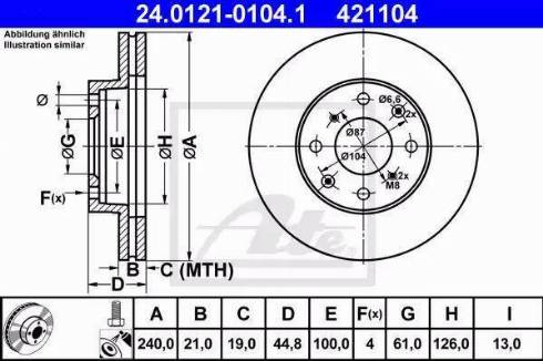 Alpha Brakes HTP-HD-025 - Тормозной диск autospares.lv