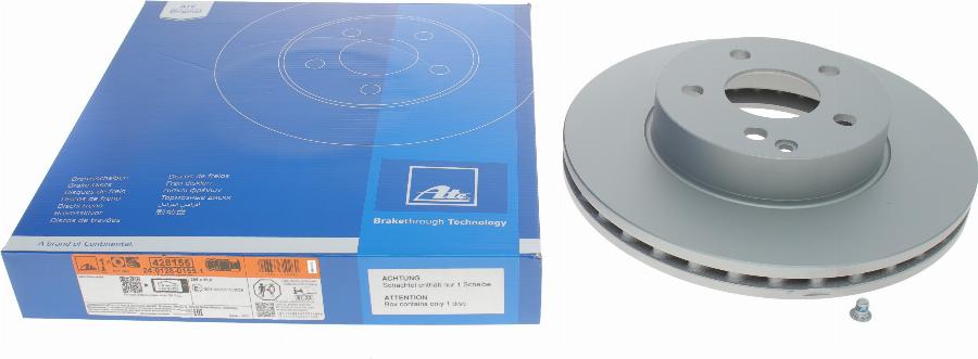 ATE 24.0128-0155.1 - Тормозной диск autospares.lv