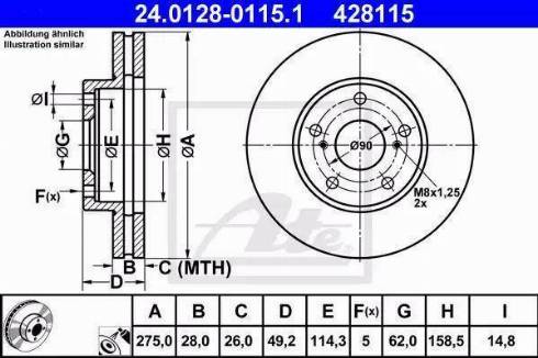 Alpha Brakes HTP-HD-063 - Тормозной диск autospares.lv