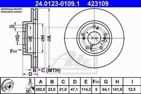 Alpha Brakes HTP-HD-044 - Тормозной диск autospares.lv