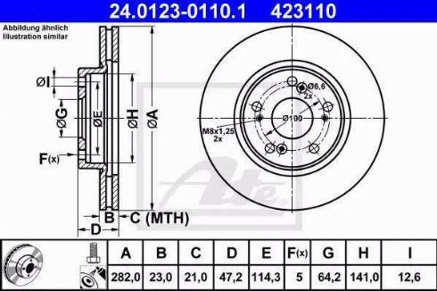 Alpha Brakes HTP-HD-048 - Тормозной диск autospares.lv