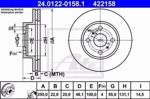 Alpha Brakes HTP-TY-033 - Тормозной диск autospares.lv