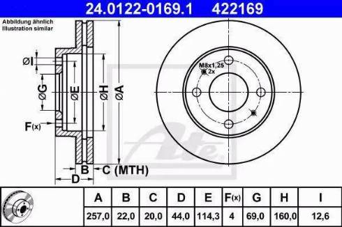 FTE BS7995 - Тормозной диск autospares.lv