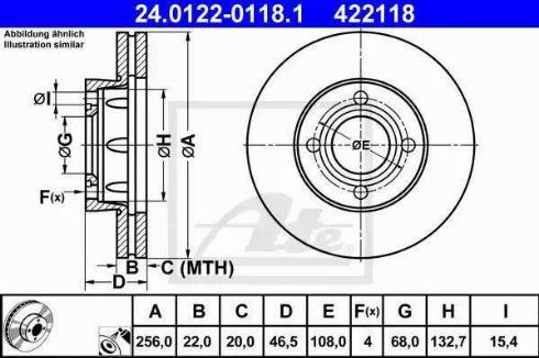 Alpha Brakes HTP-AU-002 - Тормозной диск autospares.lv