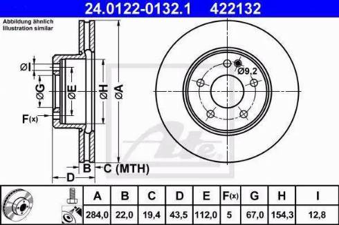 Alpha Brakes HTP-ME-014 - Тормозной диск autospares.lv