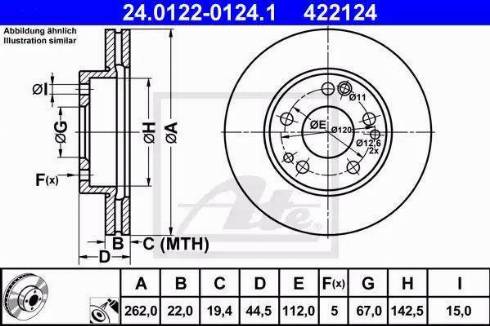 Alpha Brakes HTP-ME-002 - Тормозной диск autospares.lv