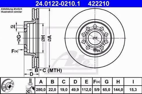 Alpha Brakes HTP-SK-013 - Тормозной диск autospares.lv