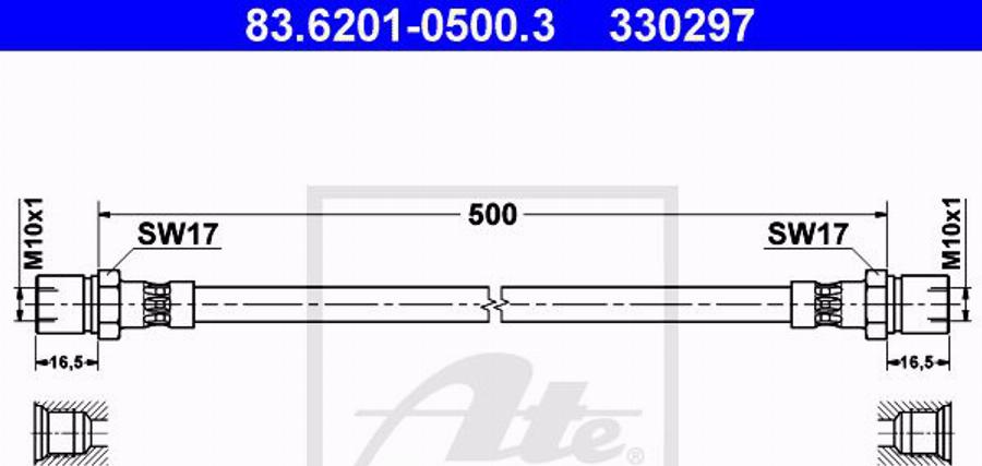 ATE 24.3451-1719.7 - Тормозной суппорт autospares.lv