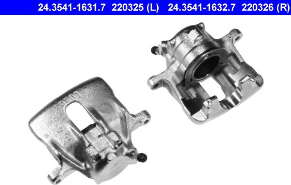 ATE 24.3541-1632.7 - Тормозной суппорт autospares.lv