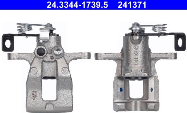 ATE 24.3344-1739.5 - Тормозной суппорт autospares.lv