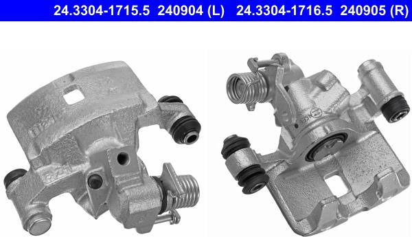 ATE 24.3304-1715.5 - Тормозной суппорт autospares.lv