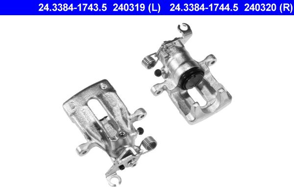 ATE 24.3384-1744.5 - Тормозной суппорт autospares.lv