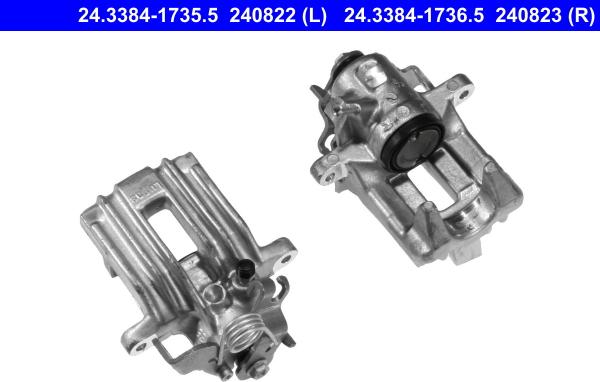 ATE 24.3384-1735.5 - Тормозной суппорт autospares.lv