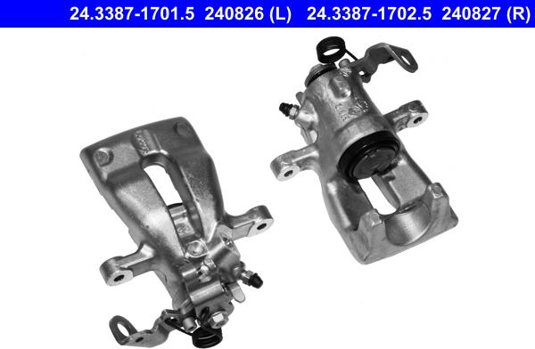 ATE 24.3387-1701.5 - Тормозной суппорт autospares.lv