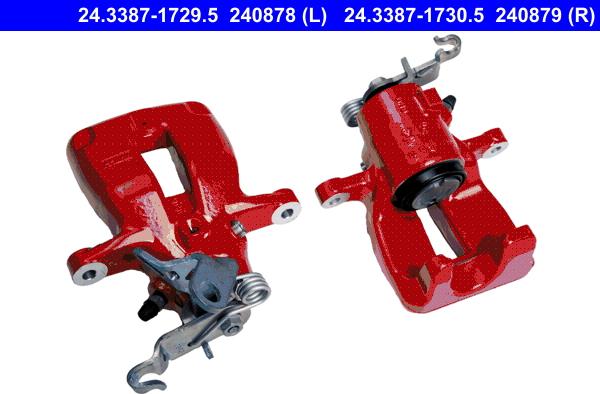 ATE 24.3387-1729.5 - Тормозной суппорт autospares.lv