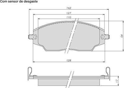 ATE-BR 8029 - Тормозные колодки, дисковые, комплект autospares.lv