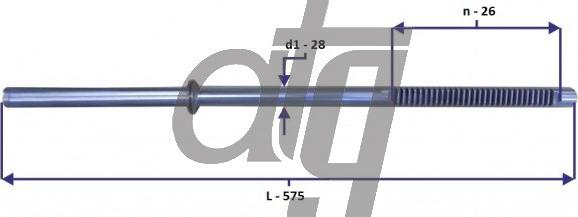 ATG 20150065 - Вал сошки рулевого управления autospares.lv
