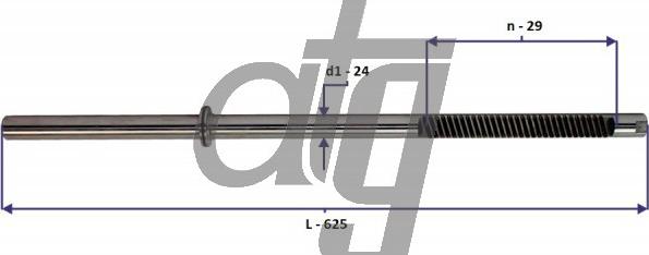 ATG 20150007 - Вал сошки рулевого управления autospares.lv